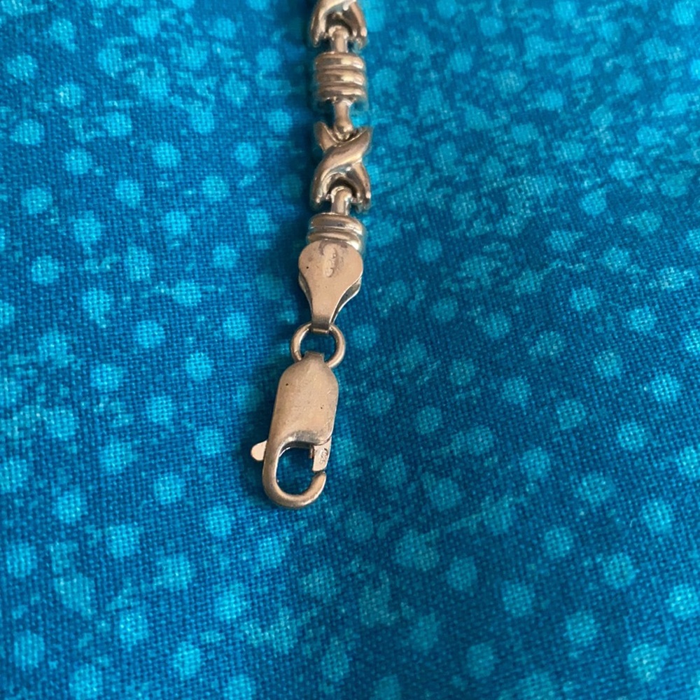Vintage silver woman’s Bracelet marked Italy 925 - Picture 5 of 10